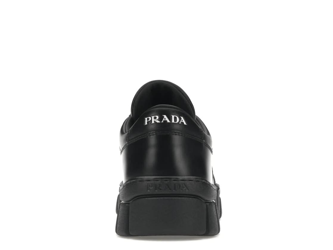 Prada Voluminous Sneakers Leather Black Black