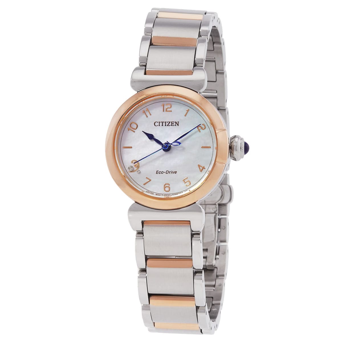 Citizen L Mae White Mother Of Pearl Dial Women's Watch