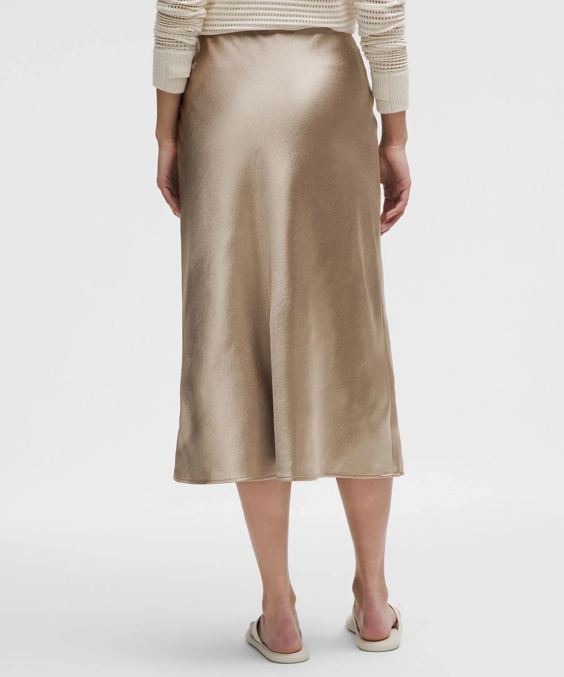 Lululemon Satin Midi Skirt