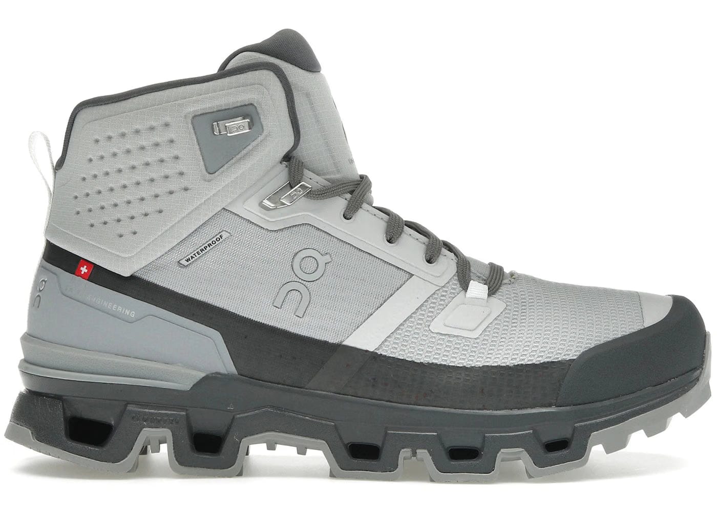 On Running Cloudrock 2 Waterproof Glacier Eclipse Womens