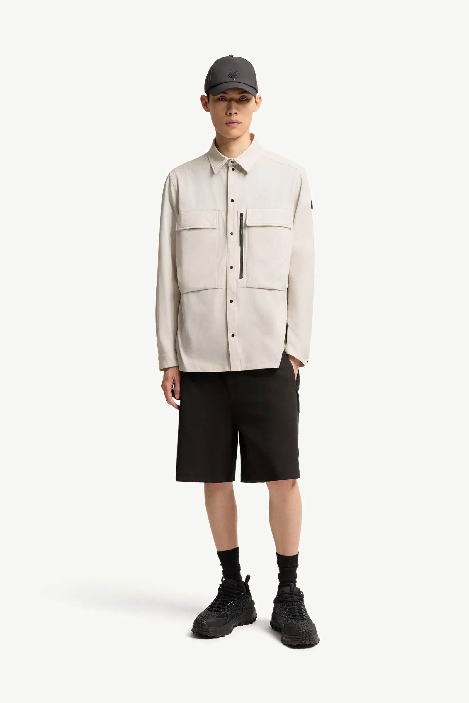Moncler Shirt Jacket White Ivory White Ivory