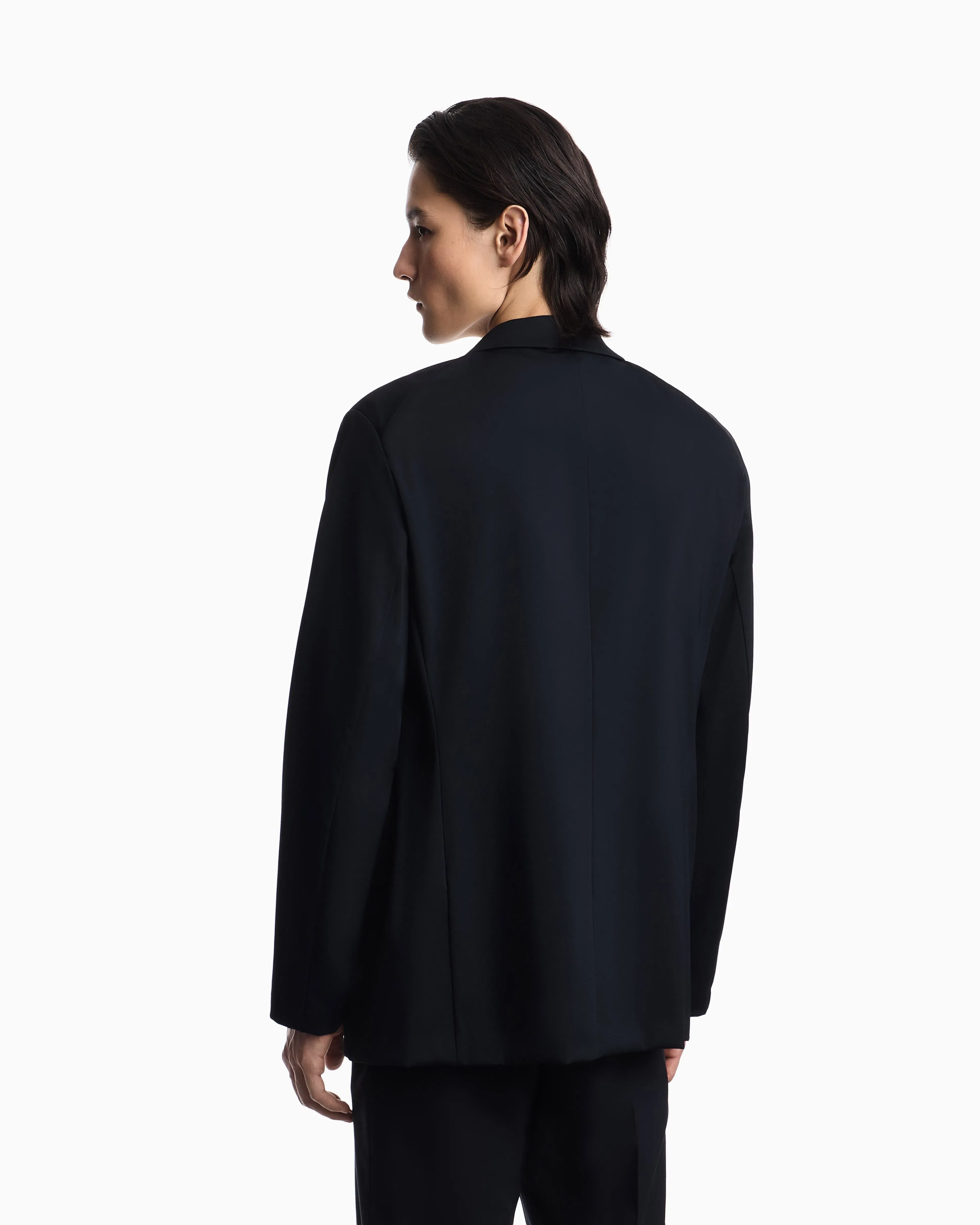 Emporio Armani Stretch-nylon blazer