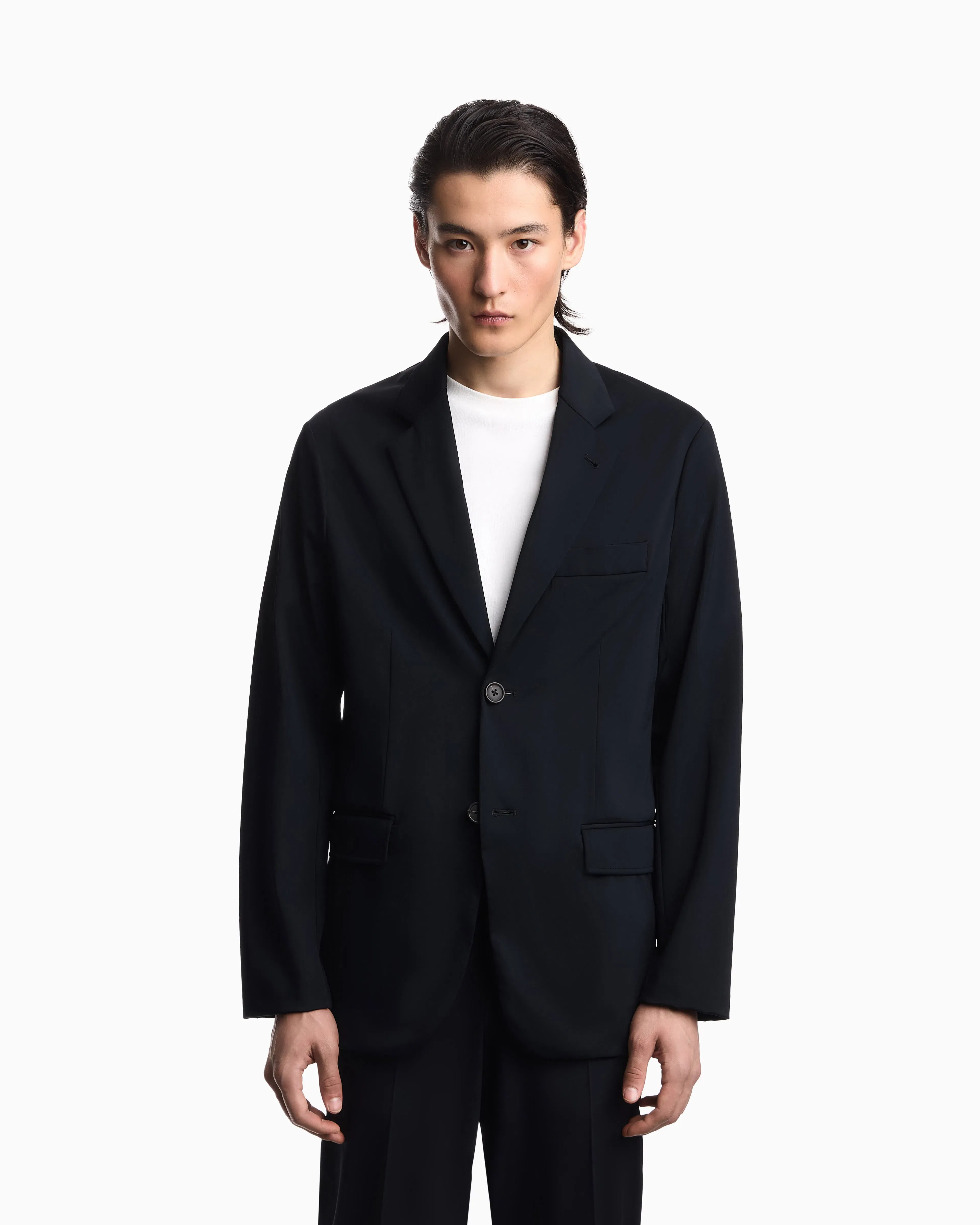 Emporio Armani Stretch-nylon blazer