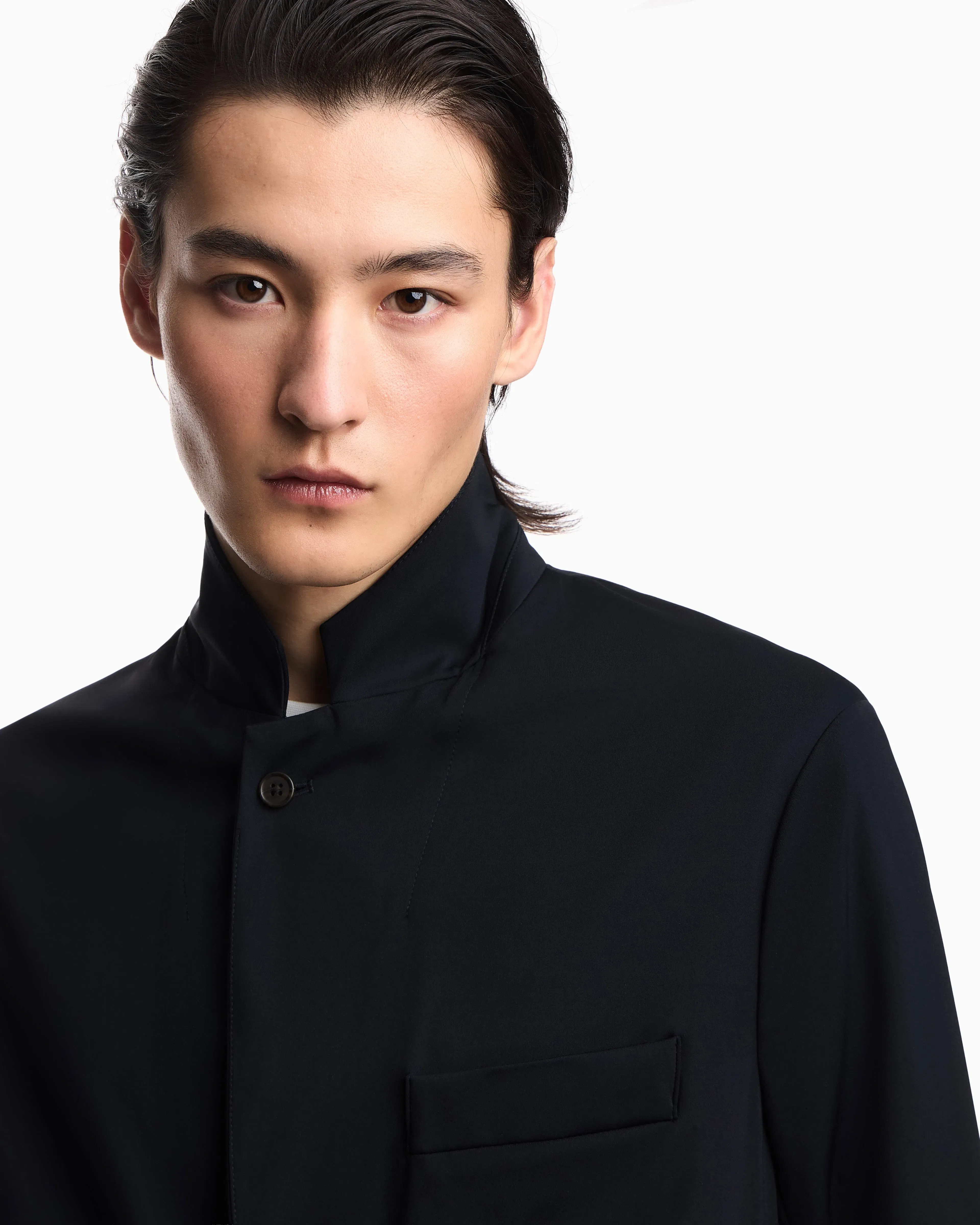 Emporio Armani Stretch-nylon blazer