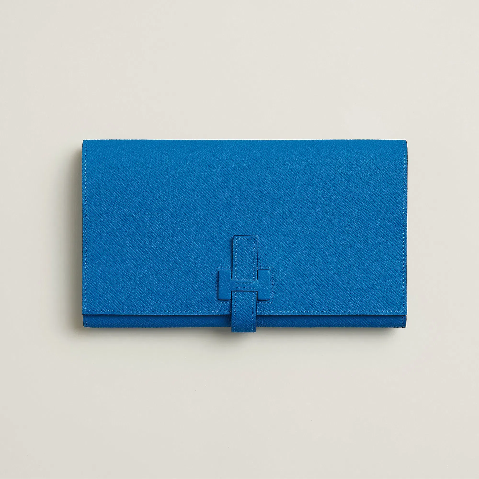 Hermes New H Passant Toutenmain Wallet Gold