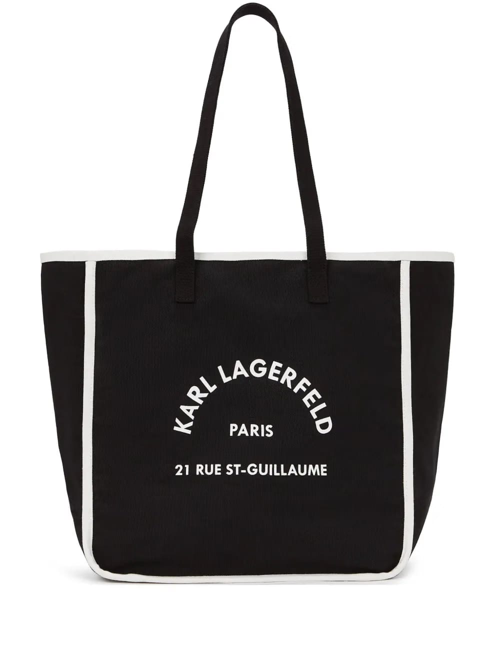 Rue St-Guillaume logo-print tote bag