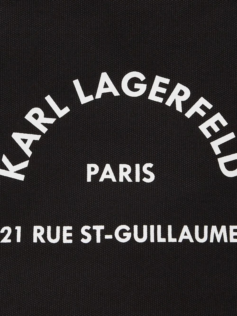 Rue St-Guillaume logo-print tote bag