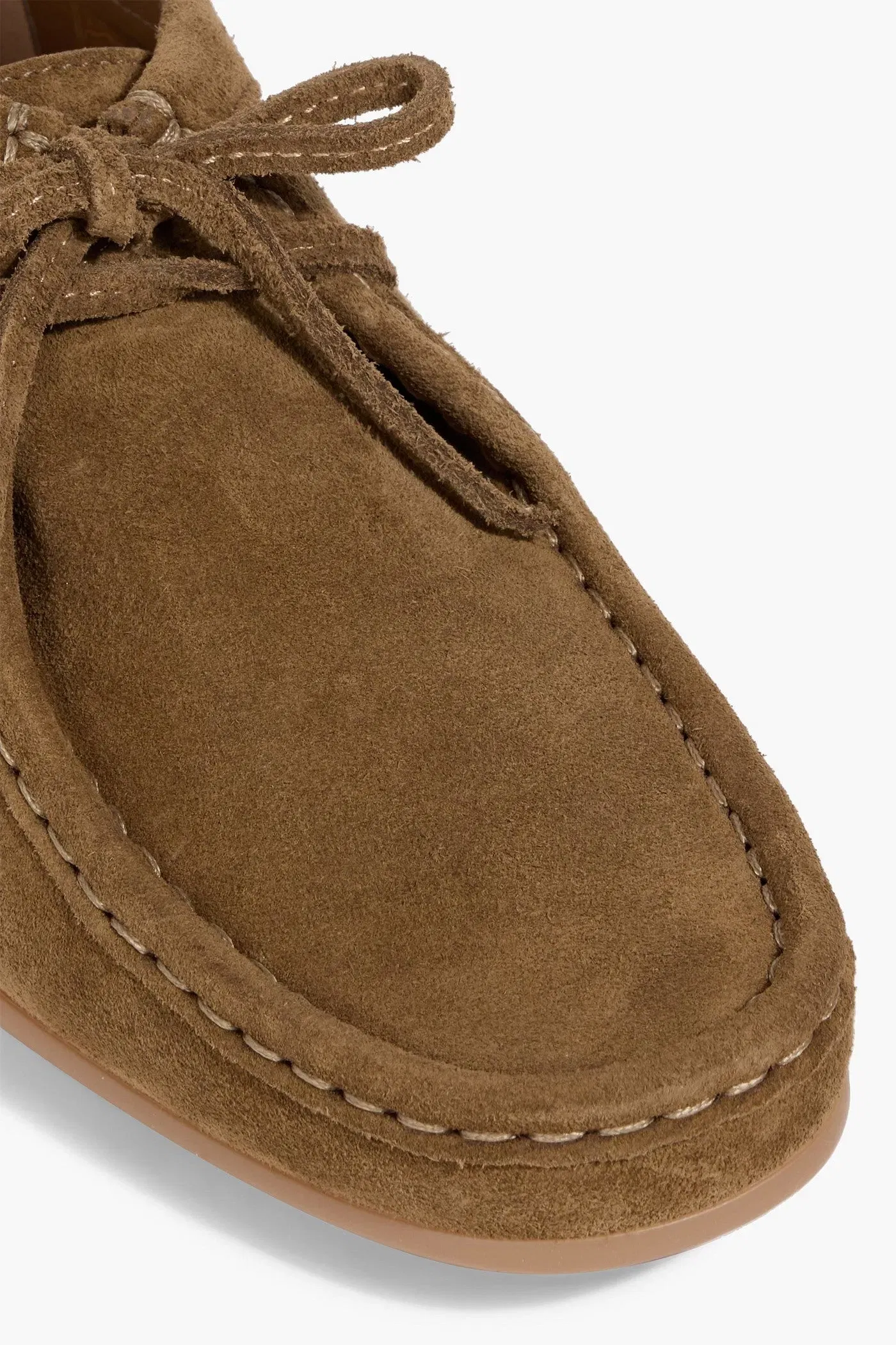 Bally Cleante Suede Loafers Camel Women's