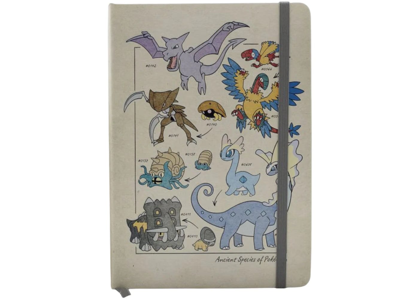 Pokemon X Natural History Museum Ancient Species Of Pokemon Notebook