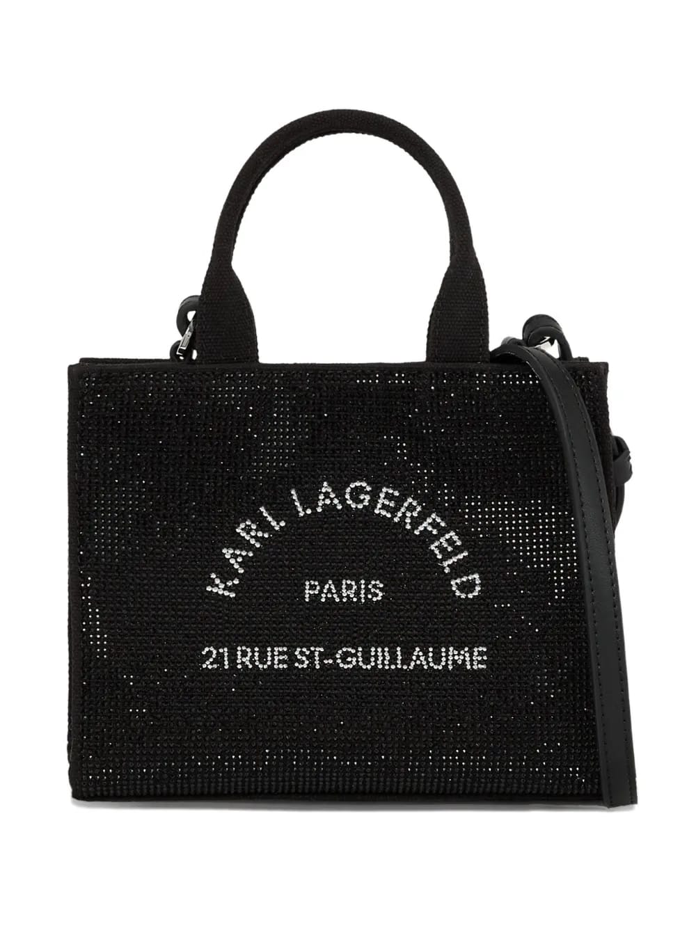 mini embellished square tote bag