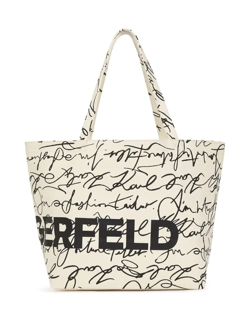K/Essential autograph-print tote bag