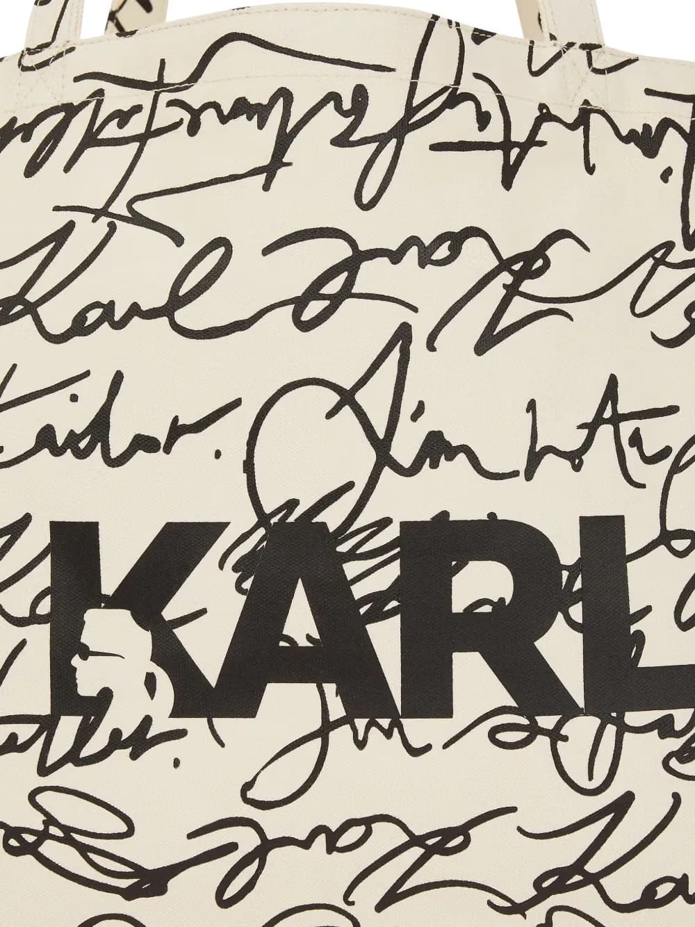K/Essential autograph-print tote bag