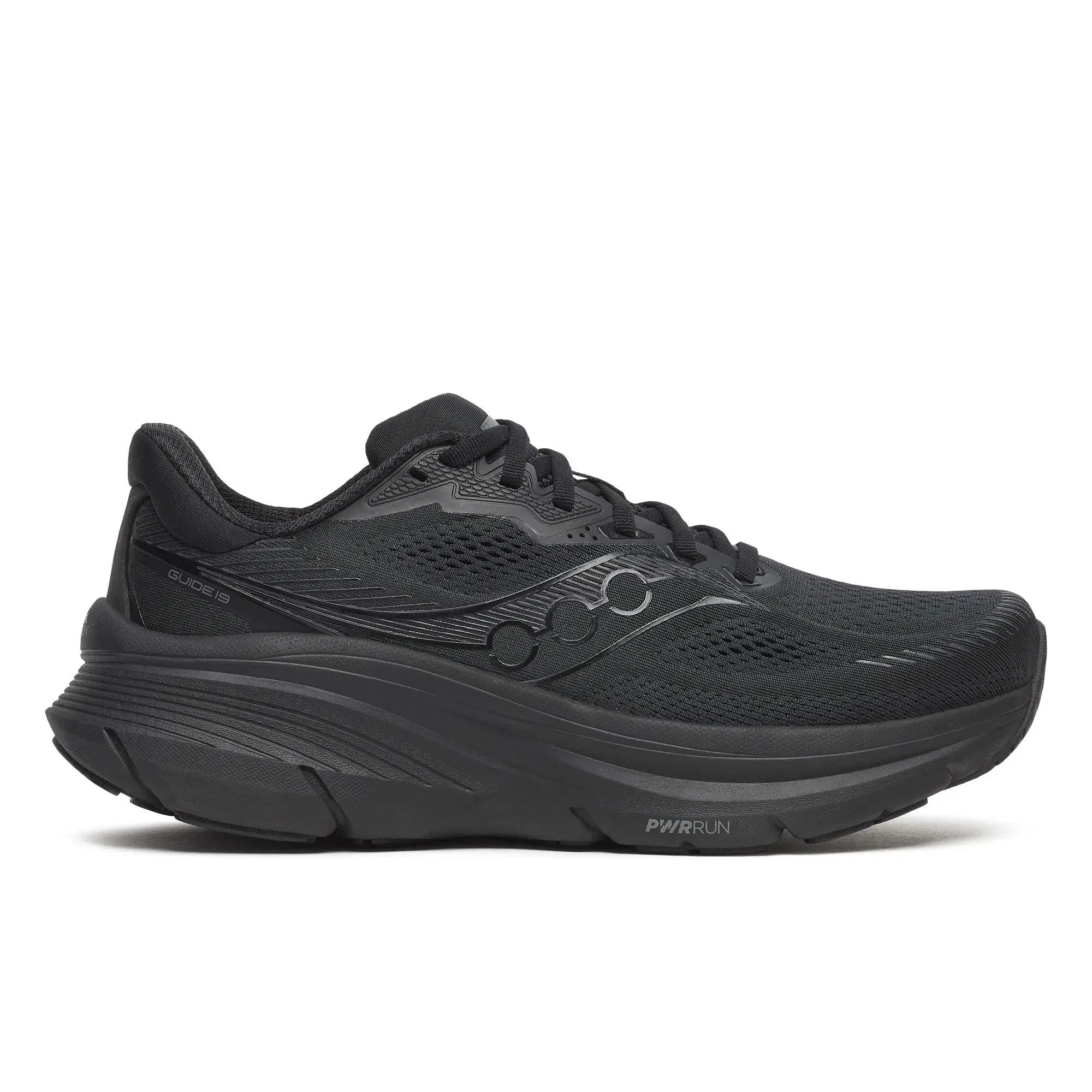 Saucony Men's Guide 19 Wide Triple Black