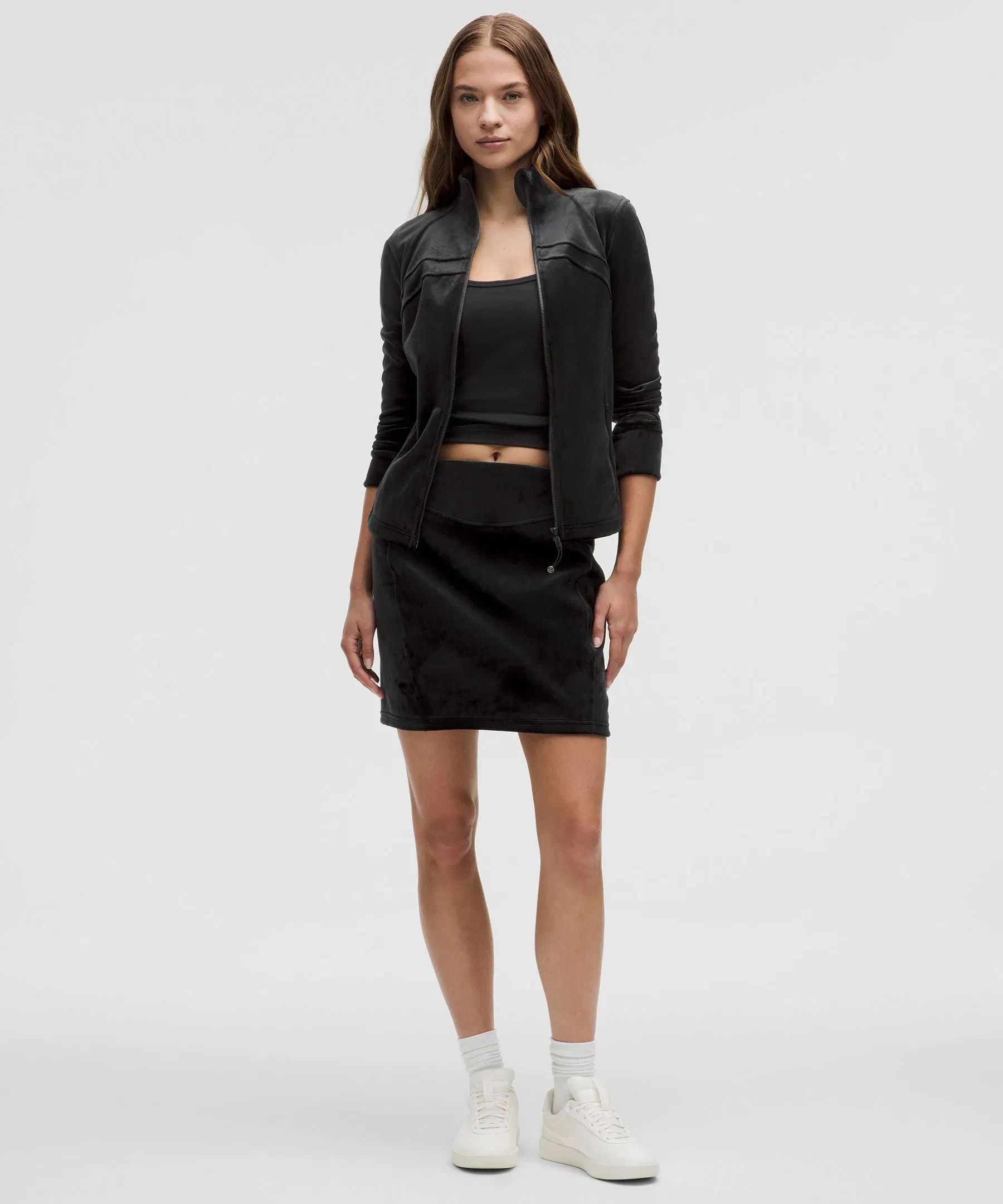 Lululemon Scuba Mid-Rise Mini Skirt *Velvet