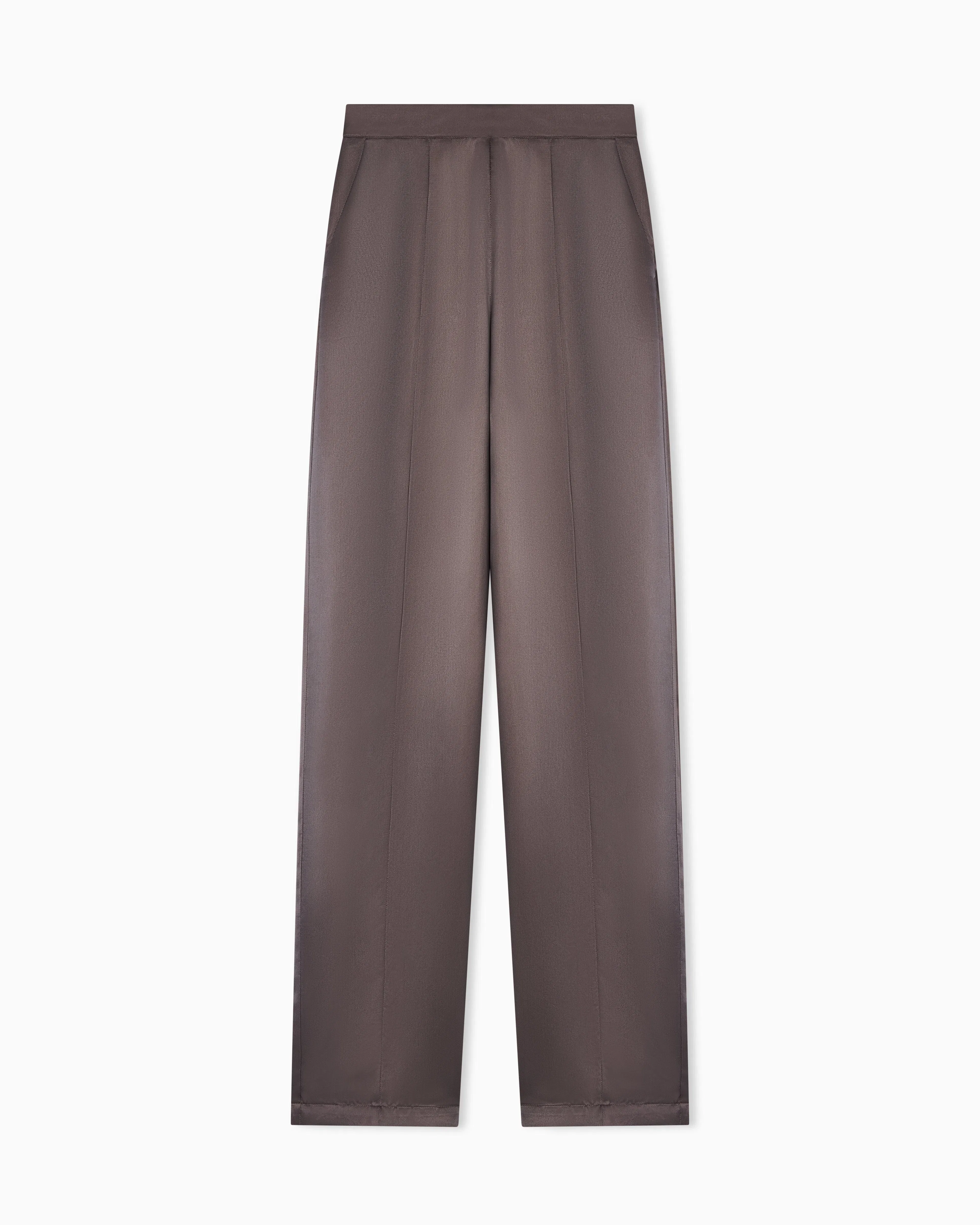 Emporio Armani Viscose twill trousers