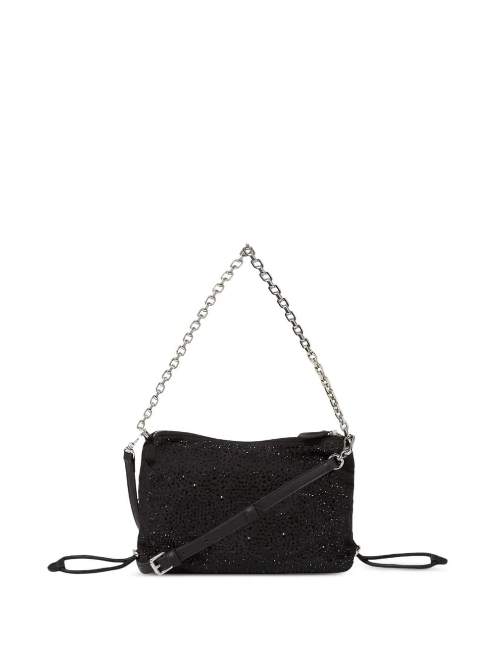 small Ikon rhinestone chain shoulder bag