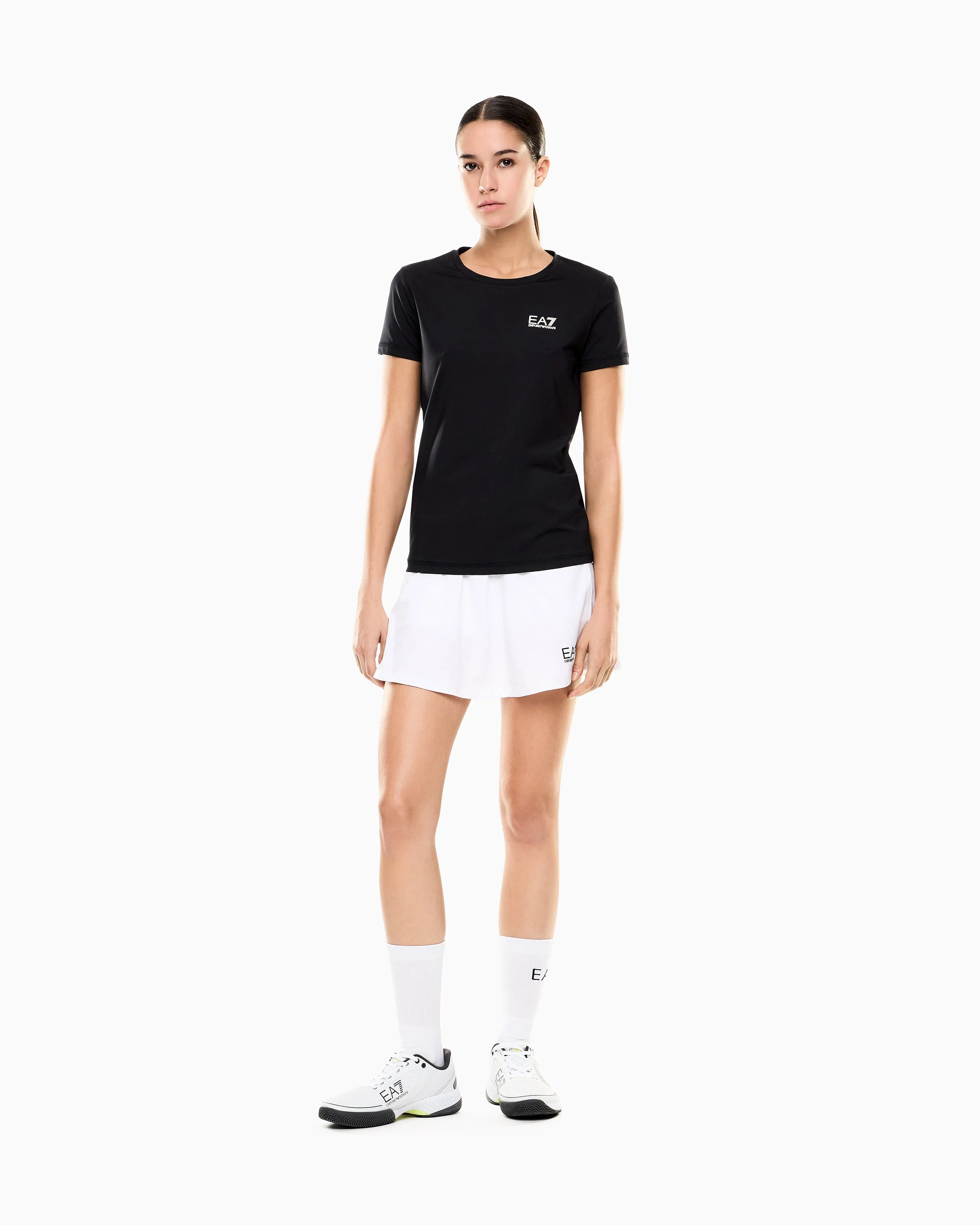 EA7 Ventus7 mini skirt with pleats and inner shorts Tennis Pro