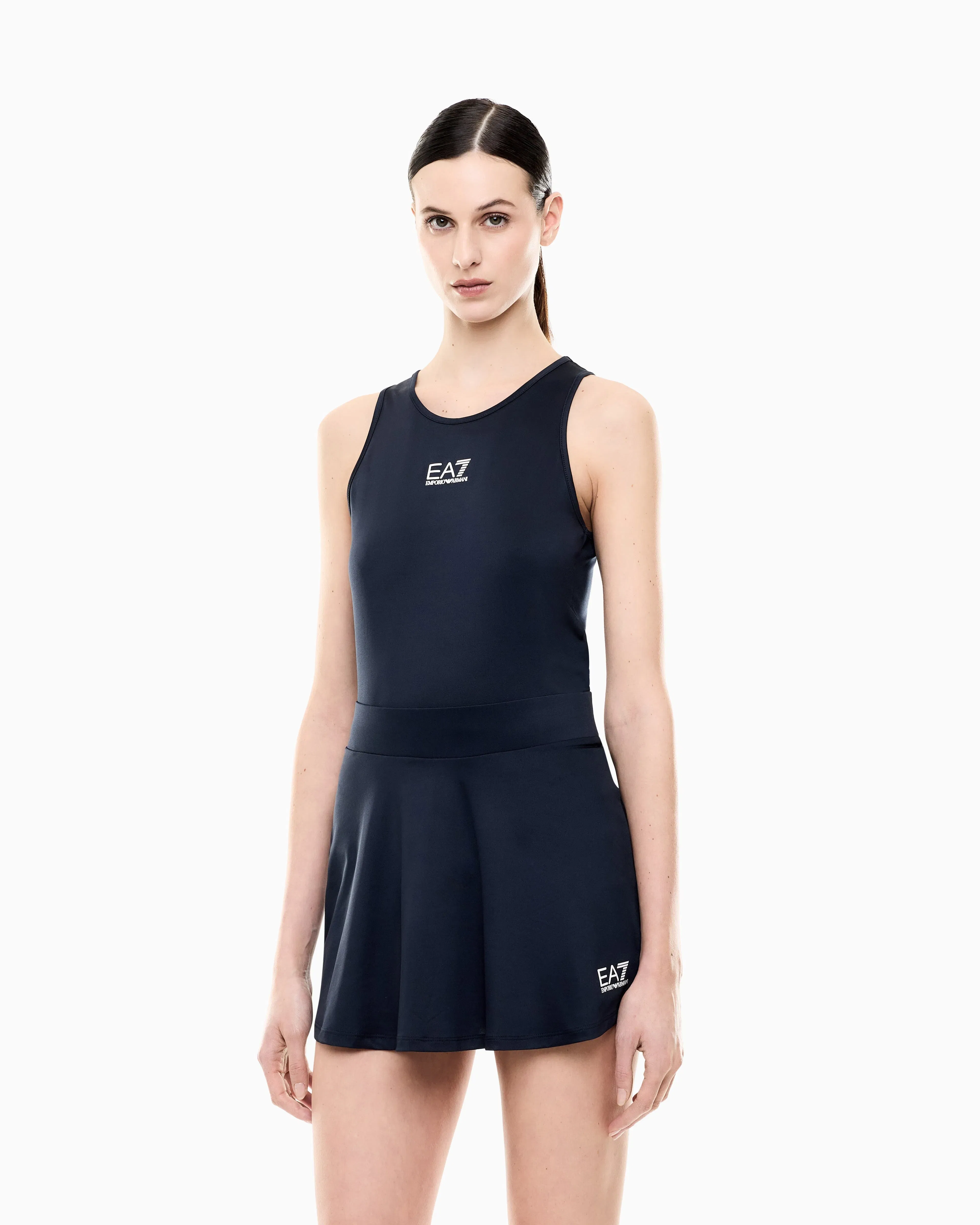 EA7 Ventus7 mini skirt with pleats and inner shorts Tennis Pro