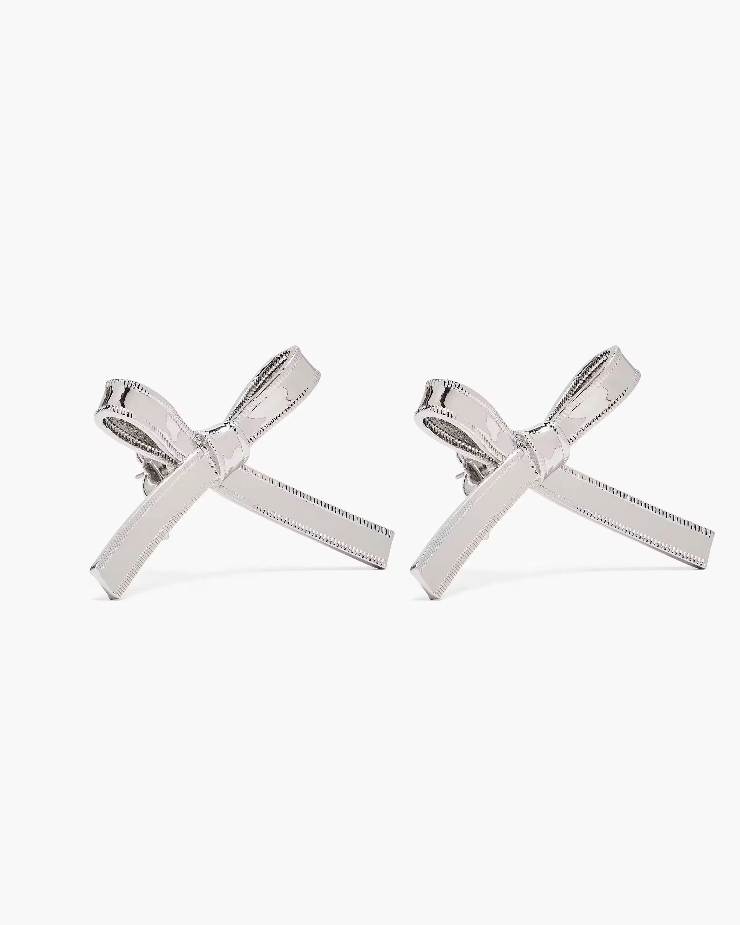 Marc Jacobs The Lingerie Bow Earrings Silver