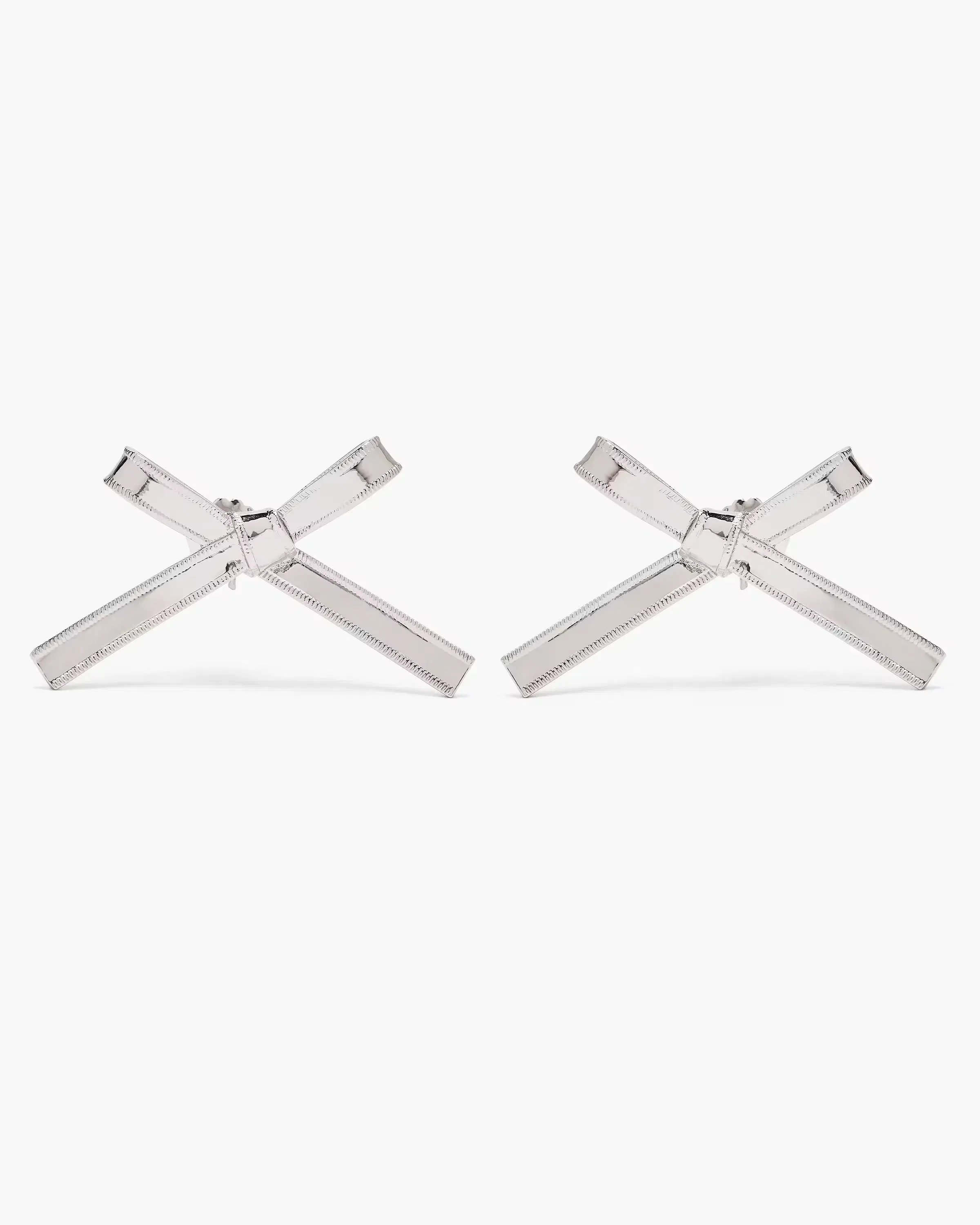 Marc Jacobs The Lingerie Bow Earrings Silver
