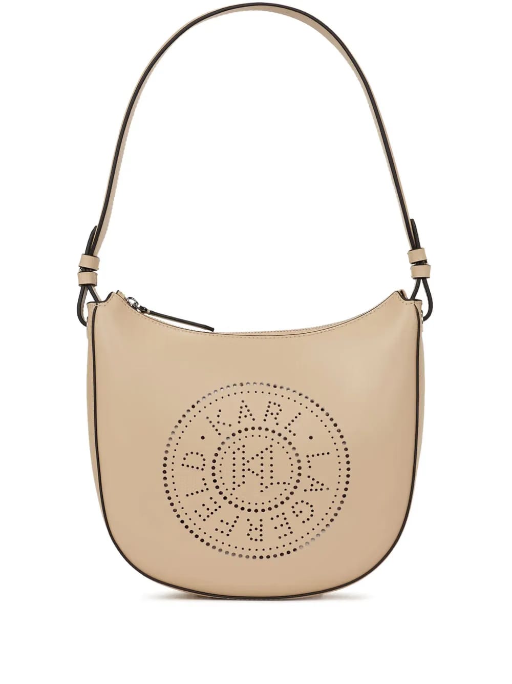 K/Circle Moon perforated-logo shoulder bag