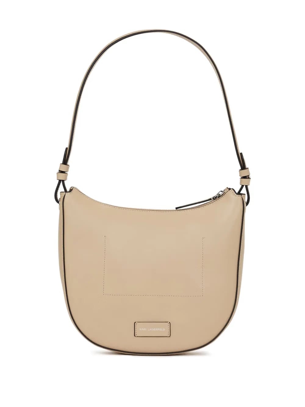 K/Circle Moon perforated-logo shoulder bag