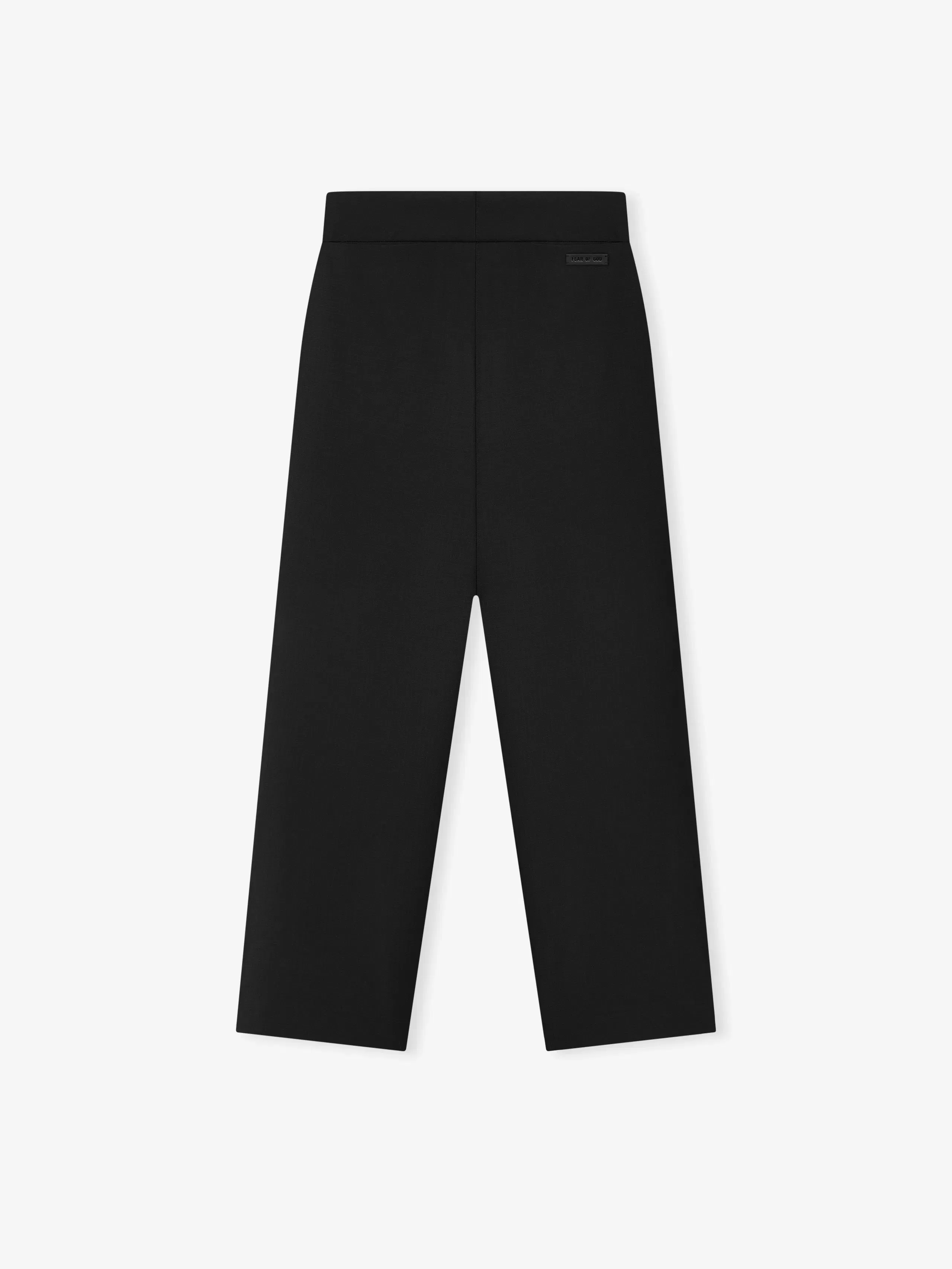 Essentials Wool Ripstop Casual Flat Front Pant Black