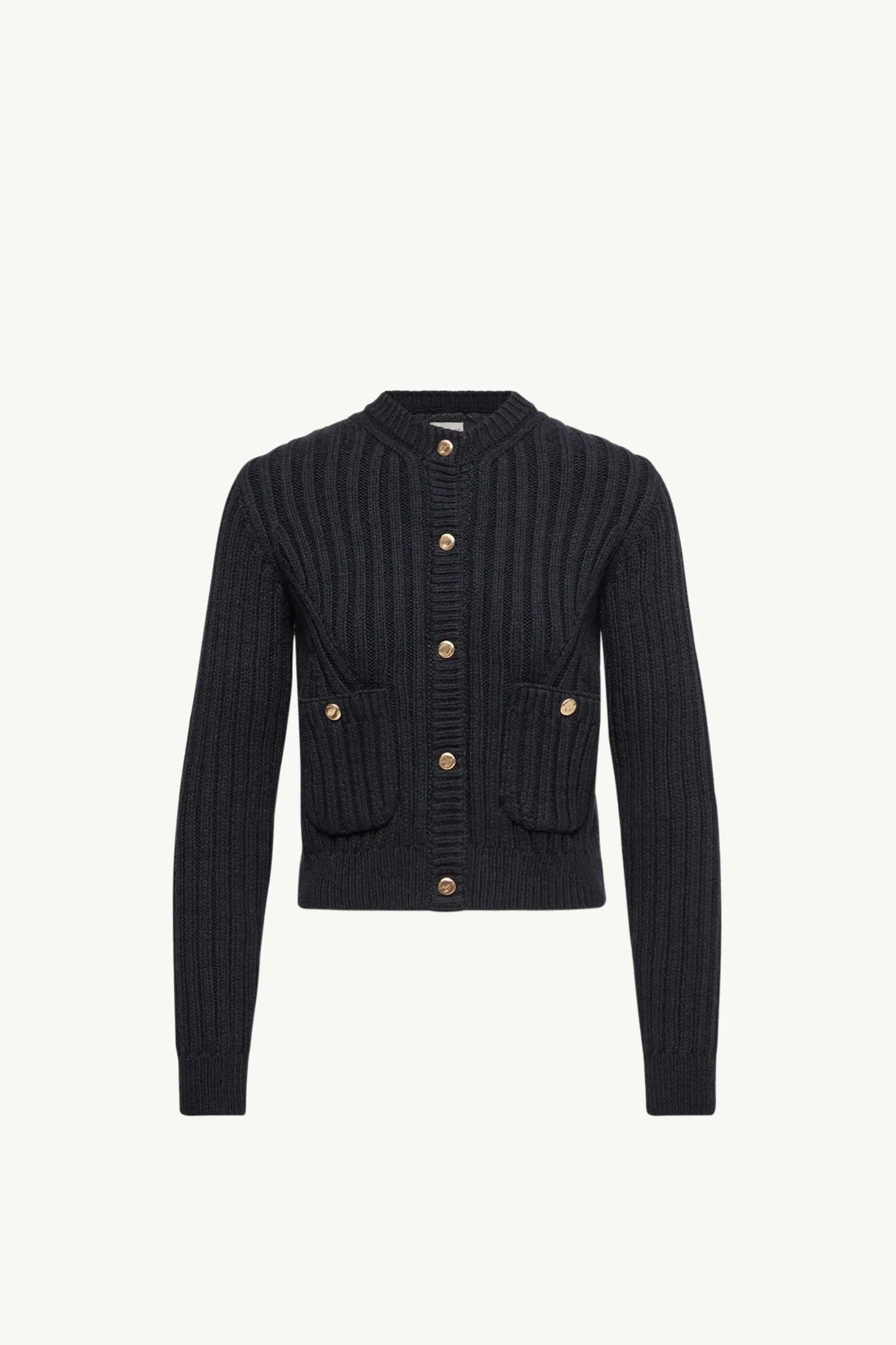 Moncler Cotton Padded Cardigan Dark Blue Dark Blue