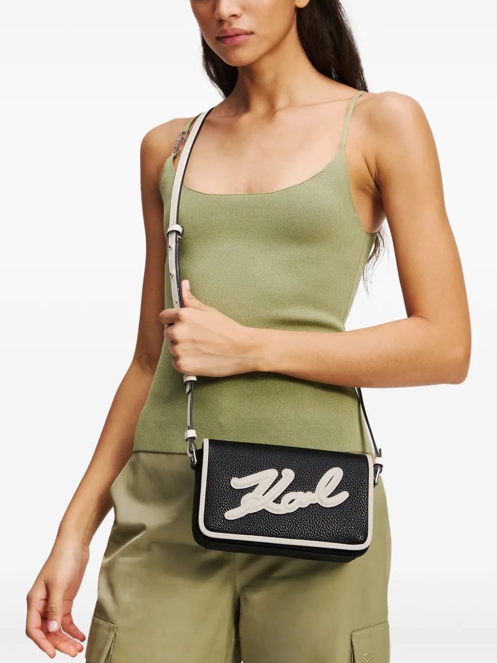 K/Signature crossbody bag