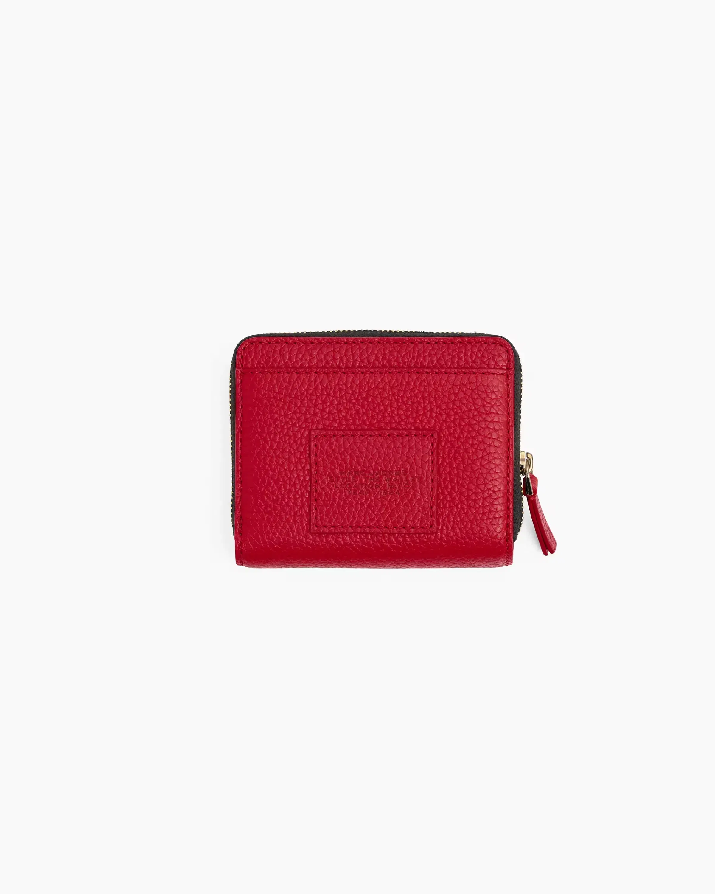 Marc Jacobs The Leather Mini Compact Wallet True Red