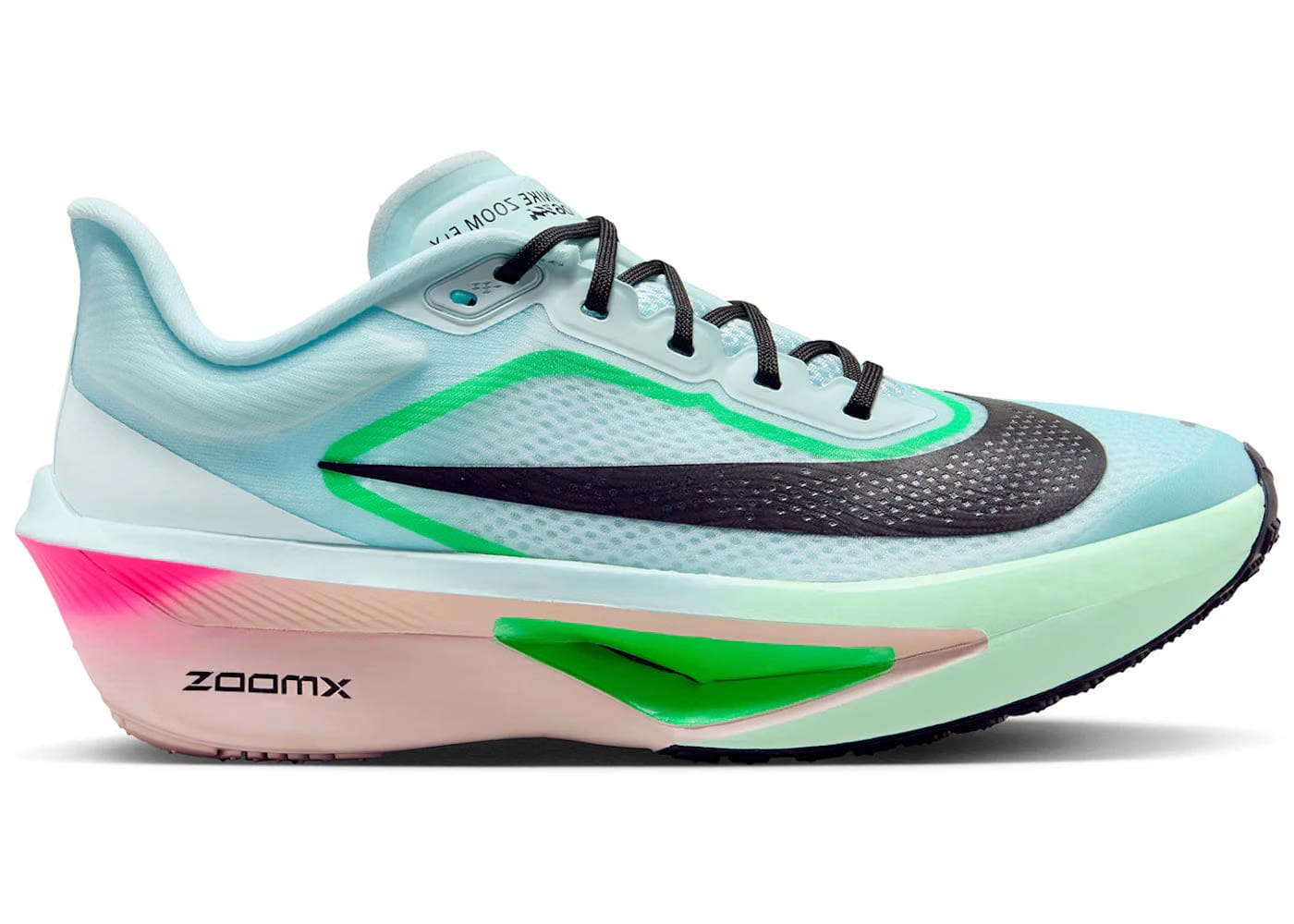 Nike Zoom Fly 6 Glacier Ice Hyper Pink Green Shock Black Womens