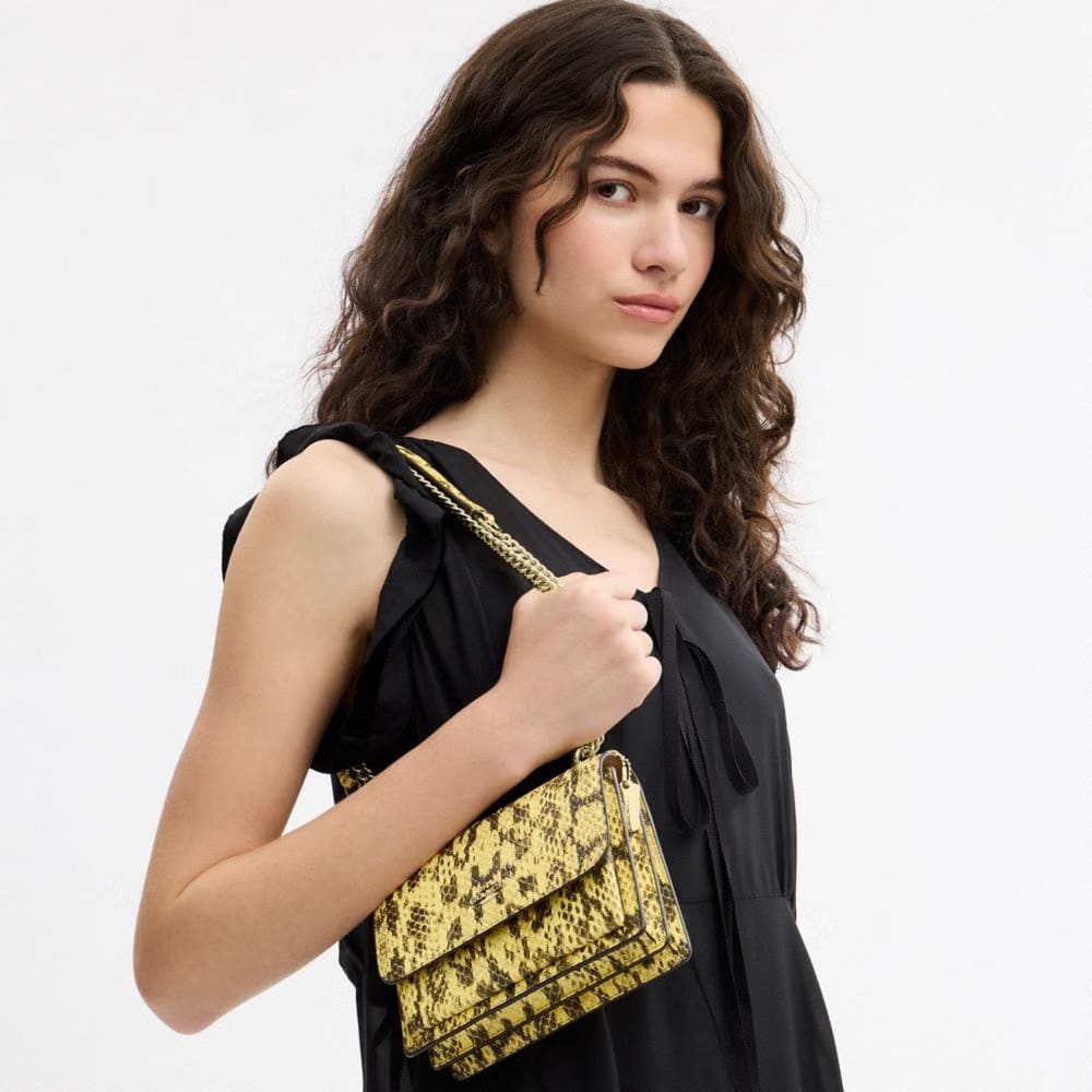 Coach Mini Klare Crossbody Bag Gold Yellow
