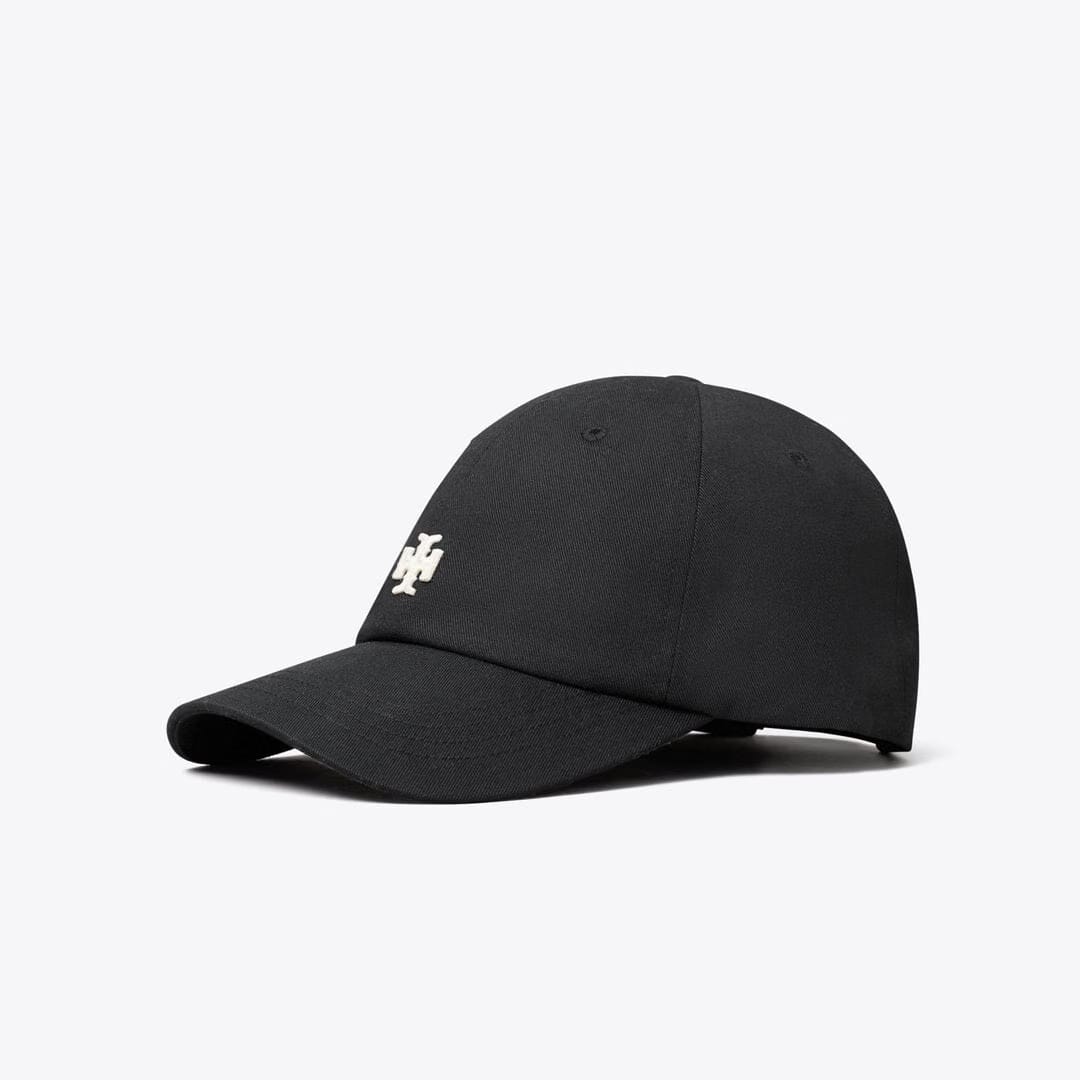 Tory Burch Logo Cap Black