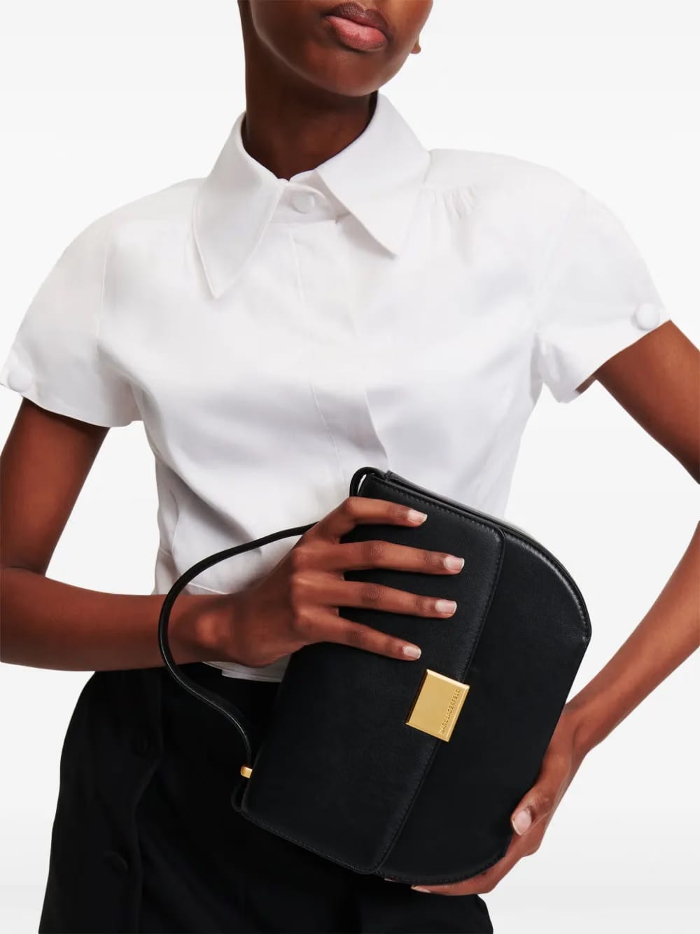 K/Forever leather crossbody bag