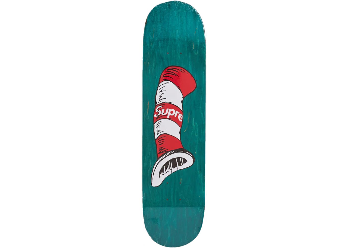 Supreme Cat In The Hat Skateboard Deck Green