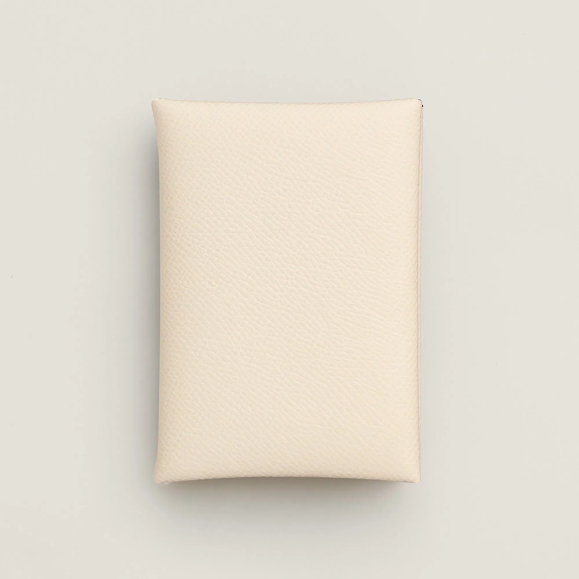 Hermes Calvi Duo Compact Card Holder Jaune Citron