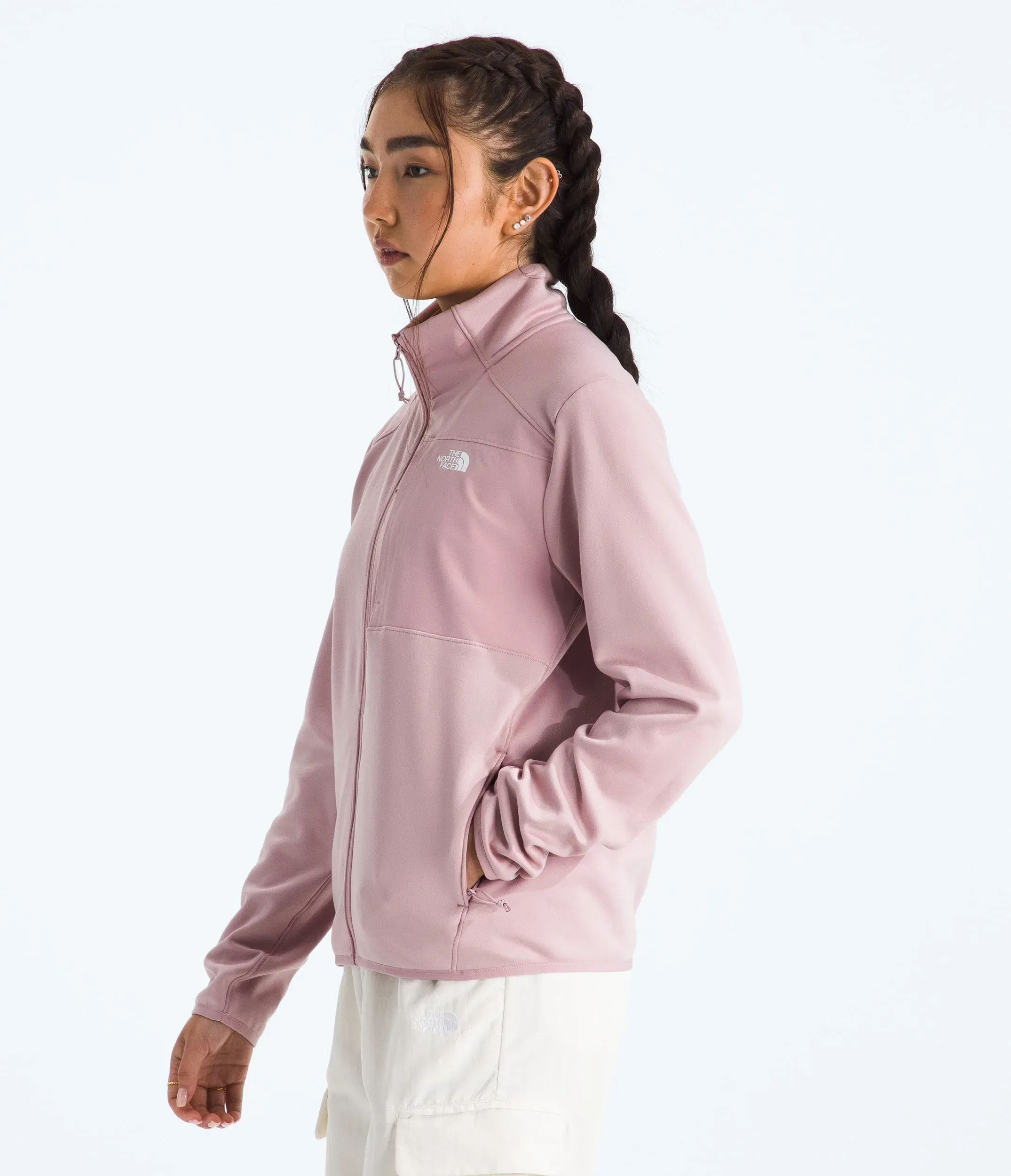 The North Face Women’s TNF™ Performance Fleece Full-Zip Jacket Metal Pink