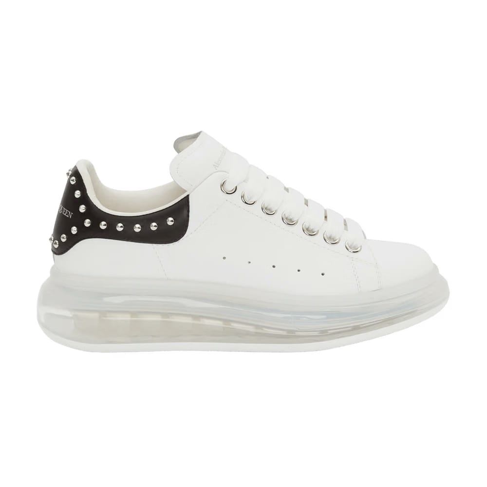 Alexander McQueen Wmns Oversized Sneaker 'Clear Sole Studded - Black'