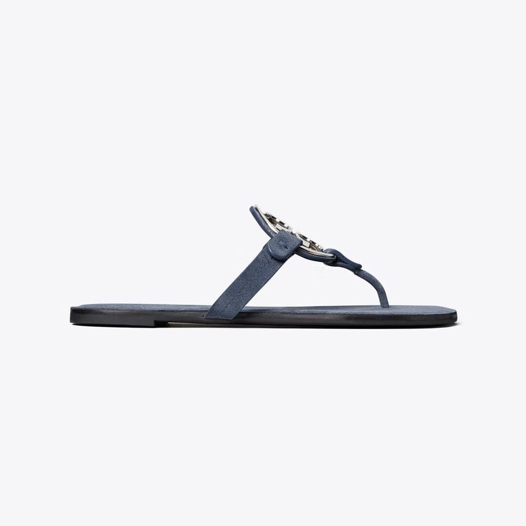 Tory Burch Metal Miller DEEP WAVE / SILVER