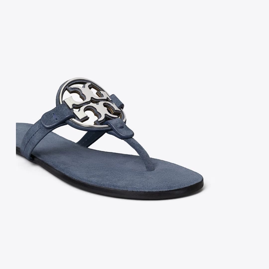 Tory Burch Metal Miller DEEP WAVE / SILVER