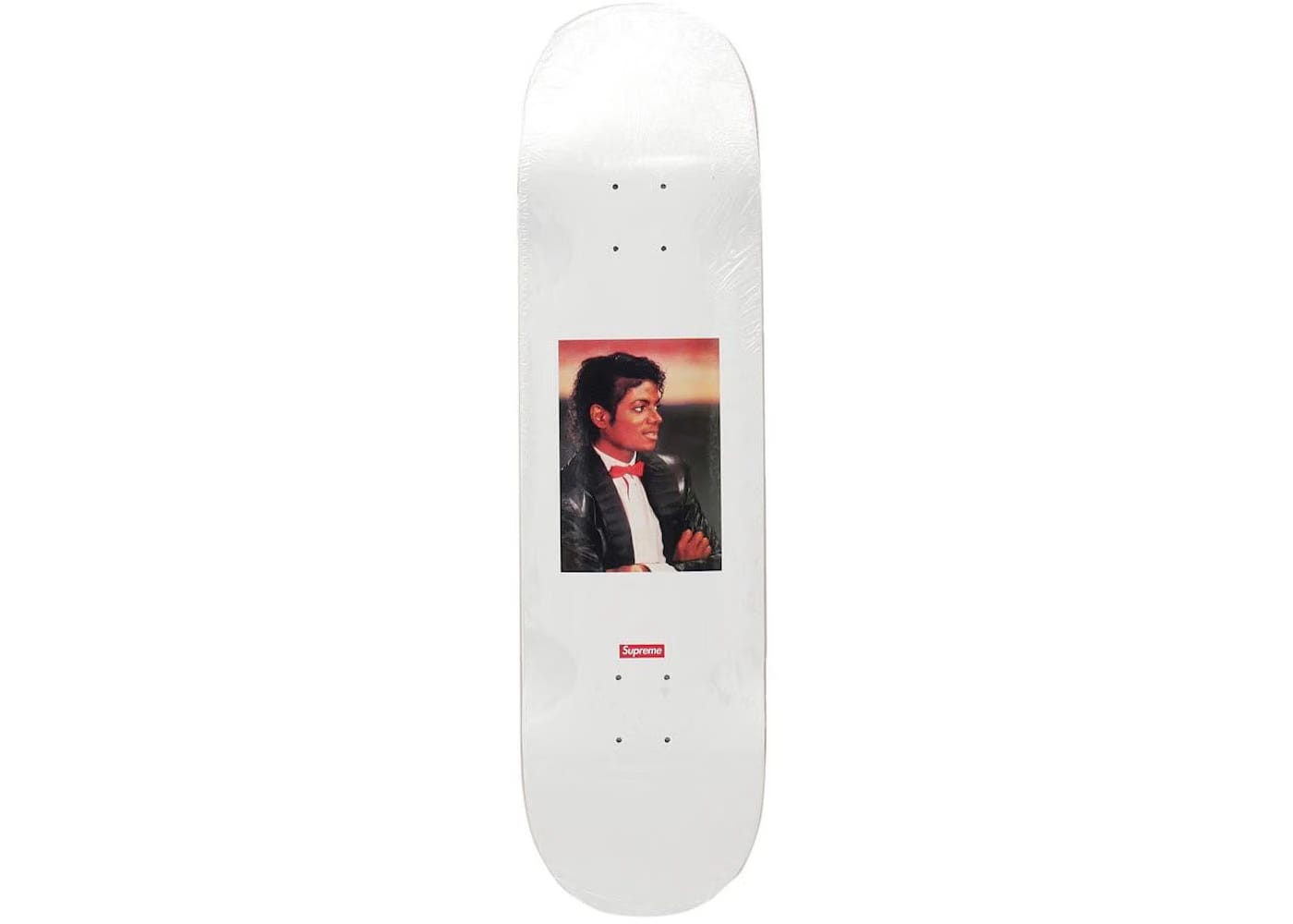 Supreme Michael Jackson Skateboard Deck White