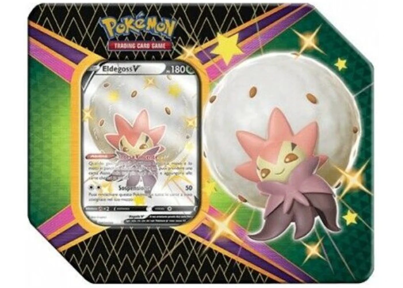 Pokemon Gcc Spada E Scudo Destino Splendente Eldegoss-V Tin Ita
