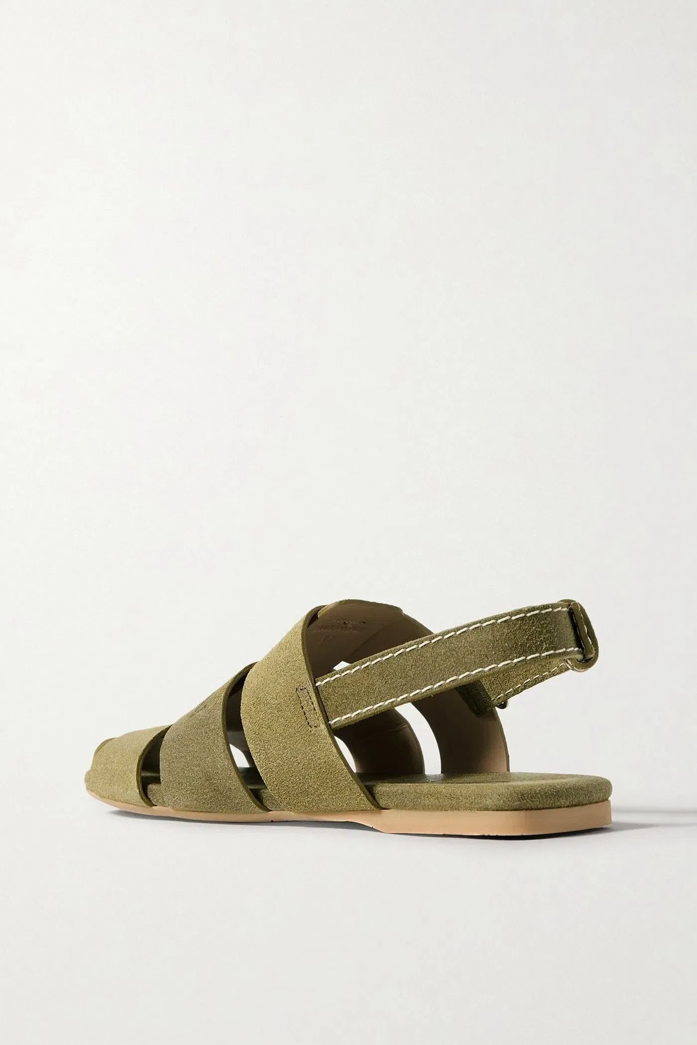 Jw Anderson Suede Sandals Leaf Green Women's