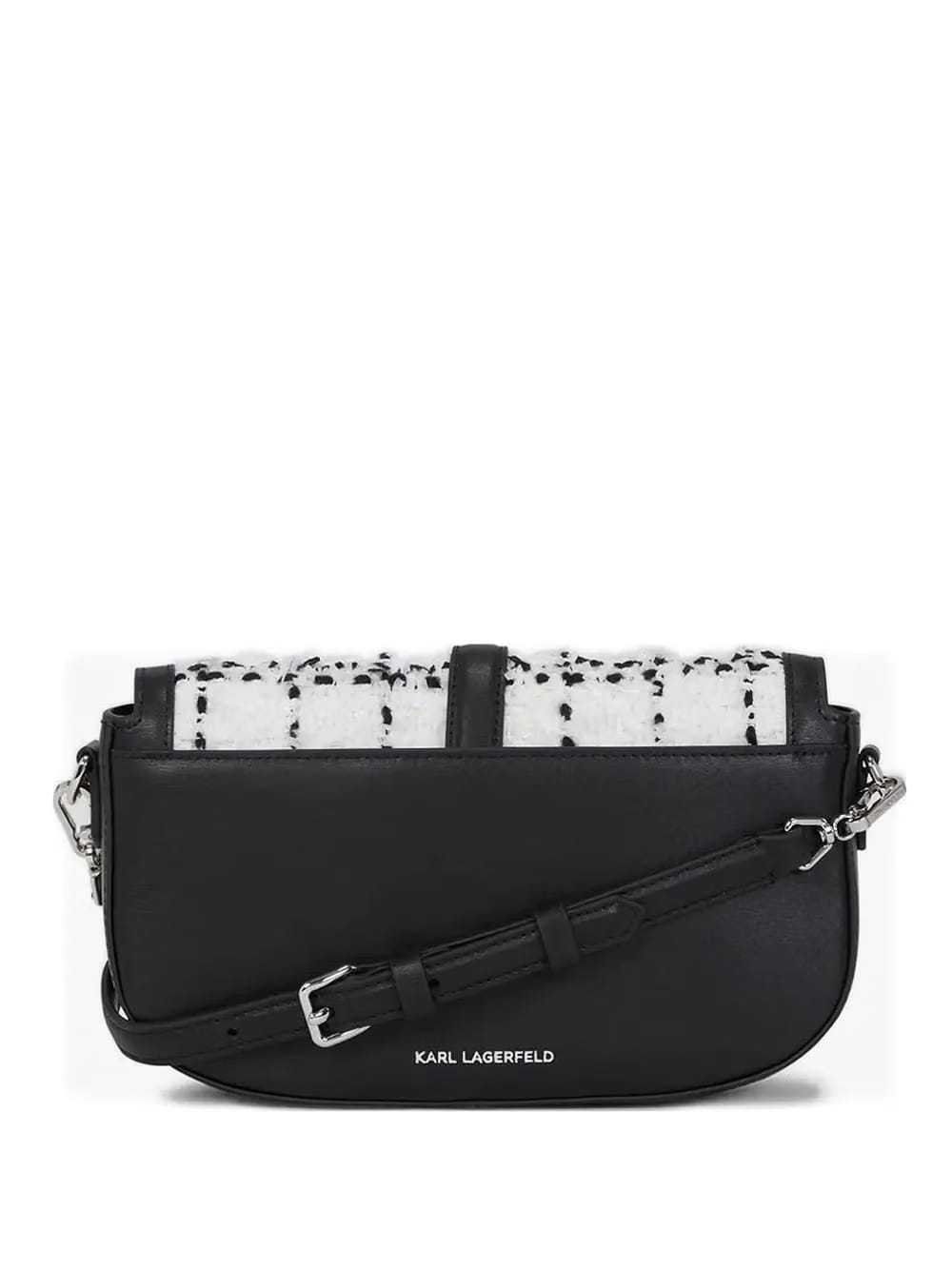 K/Autograph bouclé shoulder bag