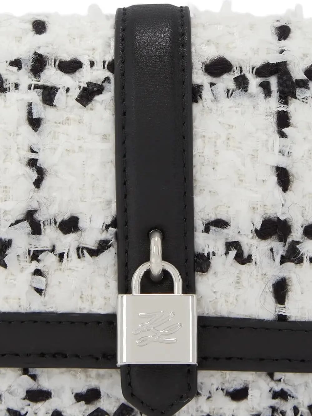 K/Autograph bouclé shoulder bag