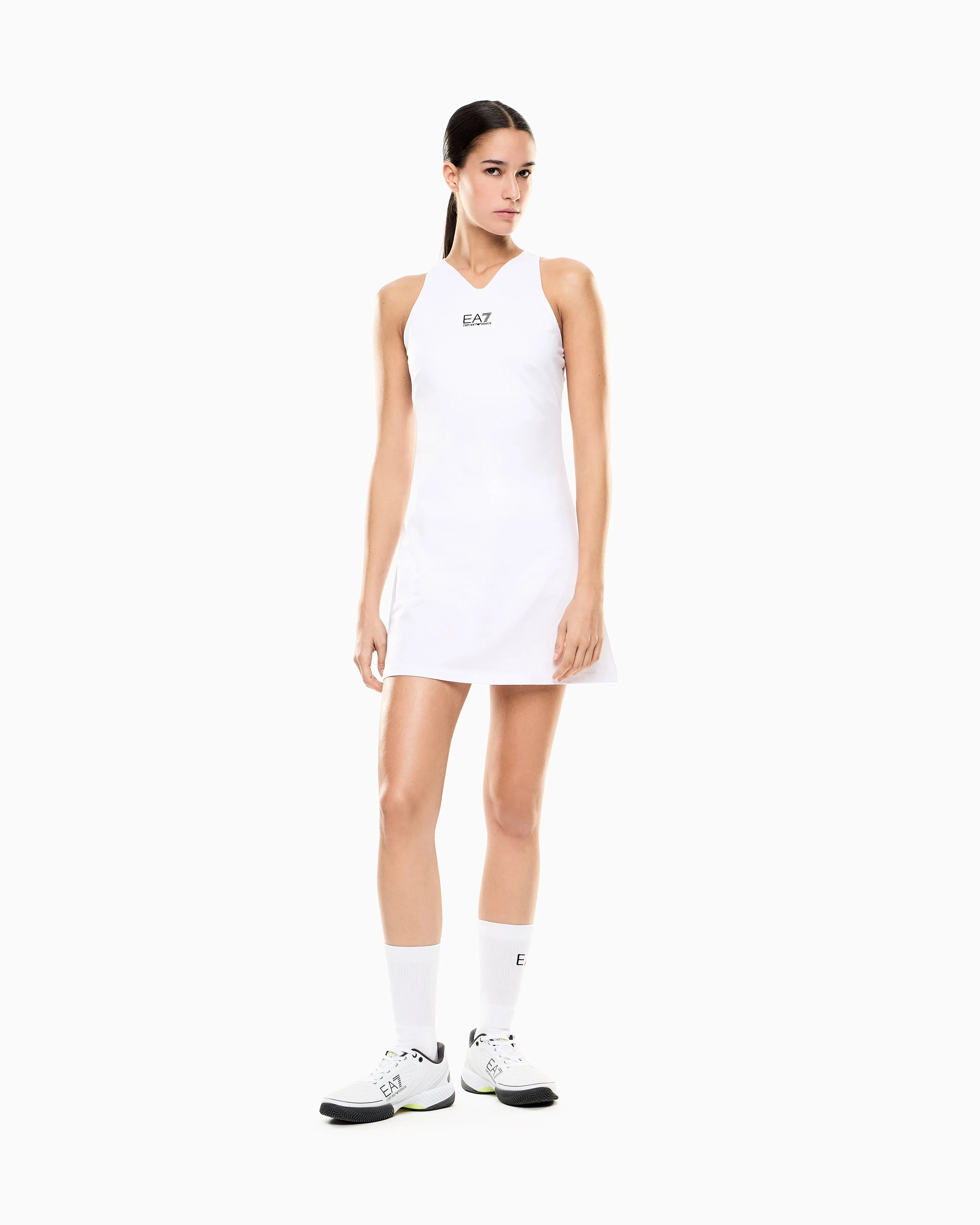 EA7 Ventus dress sleeveless with mesh and shorts Tennis Pro
