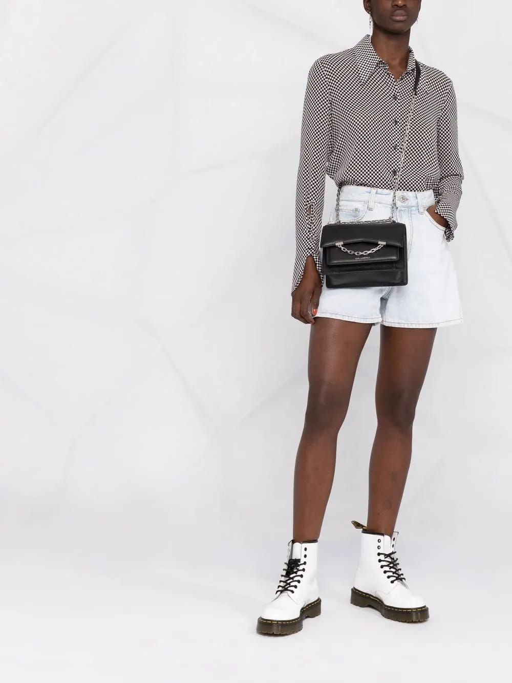 K/Seven Grainy leather shoulder bag