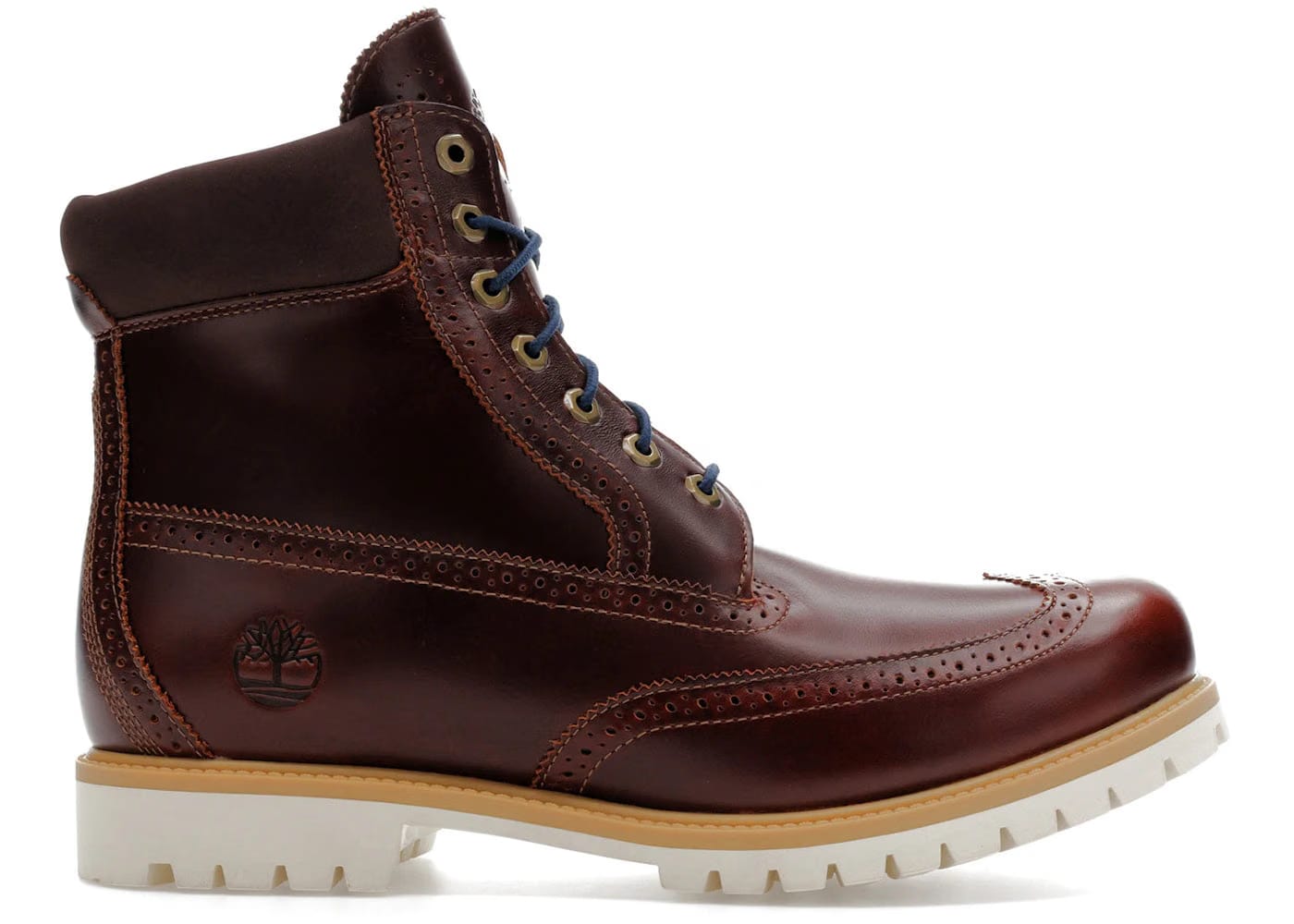 Timberland 6 Premium Brogue Boot Medium Brown Wingtip