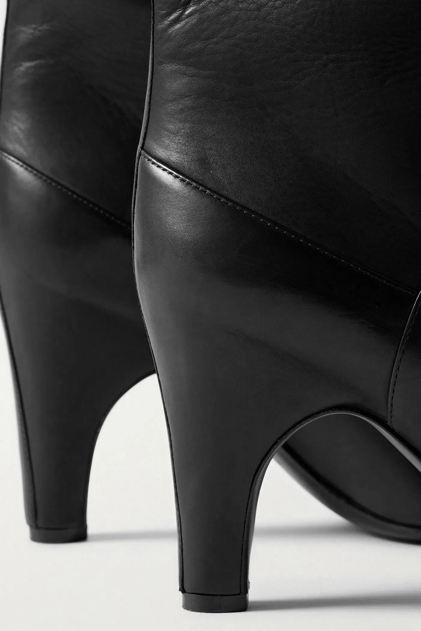 Gabriela Hearst Hana Leather Over-The-Knee Boots Black Women's