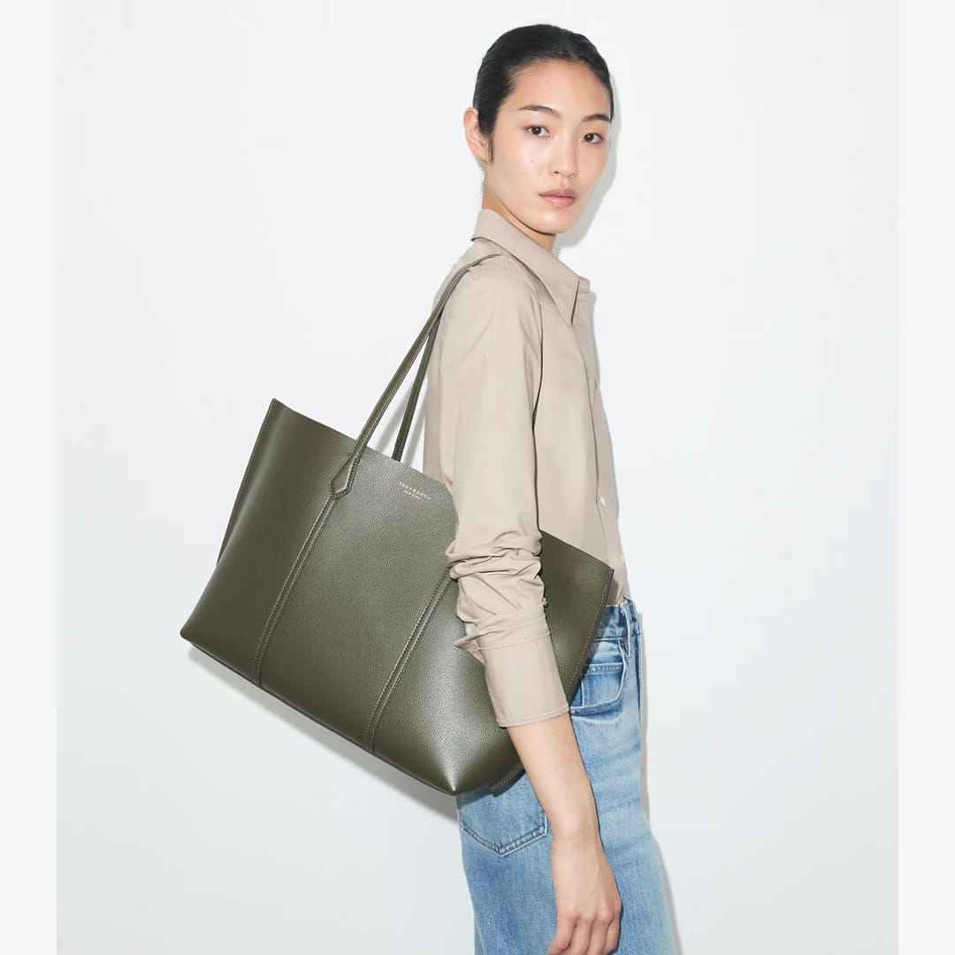 Tory Burch Perry Tote Leccio